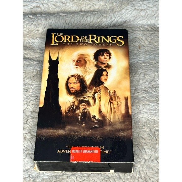 Lord‎ of the Rings The Two Towers VHS Tape Blockbuster Adventure Film - Picture 1 of 3